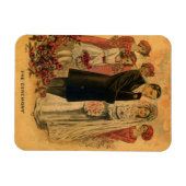 Magnet Flexible Cérémonie de mariage vintage (Horizontal)