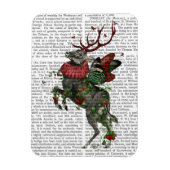 Magnet Flexible Cerf aux fraises (Vertical)