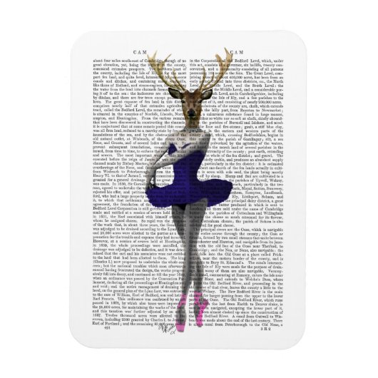 Magnet Flexible Cerf de Ballerina en bleu (Vertical)