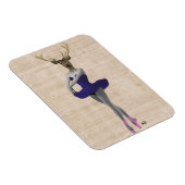 Magnet Flexible Cerf de ballet en bleu (Côté Droit)