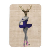 Magnet Flexible Cerf de ballet en bleu (Vertical)
