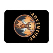 Magnet Flexible Cerf - Faune - Camping - Aventure (Horizontal)