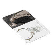 Magnet Flexible Cerf RUSTIQUE EN COULEUR D'EAU | ENREGISTRER LE MA (Côté Droit)