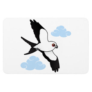 Magnet Flexible cerf-volant Hirondelle-coupé la queue en vol