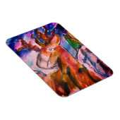 Magnet Flexible Cerfs et hiver (Côté Droit)