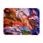 Magnet Flexible Cerfs et hiver (Horizontal)