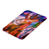 Magnet Flexible Cerfs et hiver (Côté Gauche)