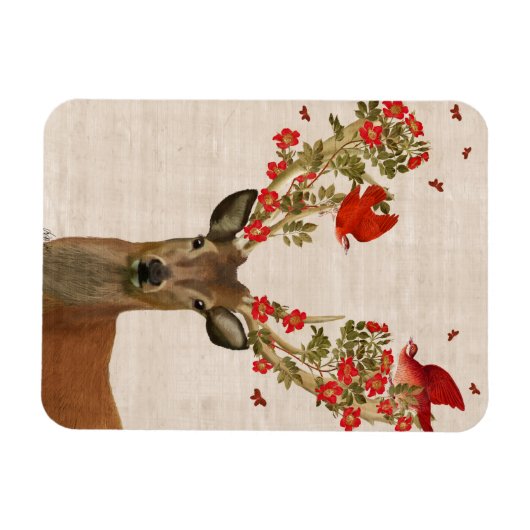 Magnet Flexible Cerfs et Inséparables (Horizontal)