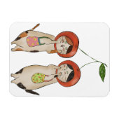 Magnet Flexible Cerises Félinines (Horizontal)