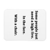 Magnet Flexible Certaines personnes ont juste besoin de cinq hauts (Horizontal)