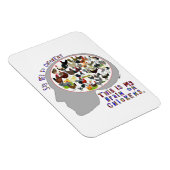 Magnet Flexible Cerveau Sur Les Poulets (Côté Droit)