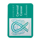 Magnet Flexible Cervical Cancer Sensibilisation Ruban Angel Cadeau (Vertical)
