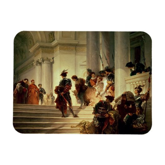 Magnet Flexible Cesare Borgia leaving the Vatican (Horizontal)