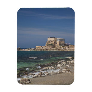 Magnet Flexible Césarée ruines du port construit par Hérode le Gra