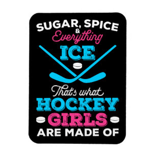 Magnet Flexible C'est de ça que les filles de hockey sont faites