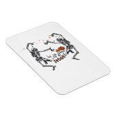 Magnet Flexible C'Est La Saison De Éffrayant Halloween Skeleton Re (Côté Droit)