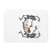 Magnet Flexible C'Est La Saison De Éffrayant Halloween Skeleton Re (Horizontal)