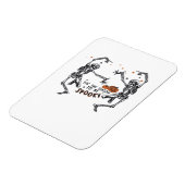 Magnet Flexible C'Est La Saison De Éffrayant Halloween Skeleton Re (Côté Gauche)