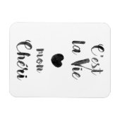 Magnet Flexible C'est la Vie mon Chéri (Horizontal)