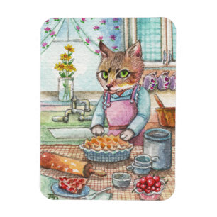 Magnet Flexible C'est l'heure de la tarte