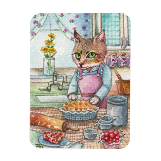 Magnet Flexible C'est l'heure du gâteau (Vertical)