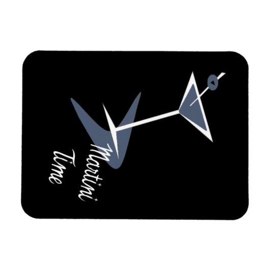 Magnet Flexible C'est l'heure du Martini ! (Horizontal)