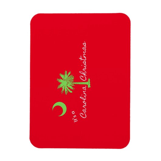 Magnet Flexible C'est un Noël en Caroline du Sud (Vertical)