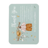 Magnet Flexible C'est un petit Baby shower de Merci magnétique (Vertical)