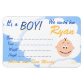 Magnet Flexible C'est un petit garçon, un aimant Customisé Faire-p (Horizontal)