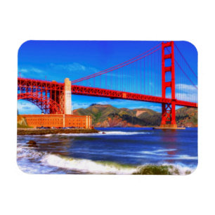 Magnet Flexible C'est une image de HDR de 3 tirs du Golden Gate