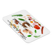 Magnet Flexible Cette cuisine est assaisonnée avec amour (Côté Droit)