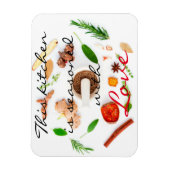 Magnet Flexible Cette cuisine est assaisonnée avec amour (Vertical)