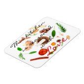 Magnet Flexible Cette cuisine est assaisonnée avec amour (Côté Gauche)