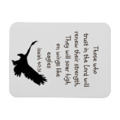 Magnet Flexible Ceux qui font confiance au Seigneur Écriture Inspi (Horizontal)