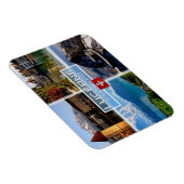 Magnet Flexible CH Suisse - Lucerne - Pont de la Chapelle - Vieux- (Côté Droit)