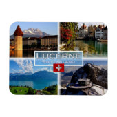 Magnet Flexible CH Suisse - Lucerne - Pont de la Chapelle - Vieux- (Horizontal)