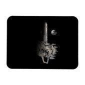 Magnet Flexible Chainsaw Woodworker Cadeau Hommes Lumberjack Arbor (Horizontal)