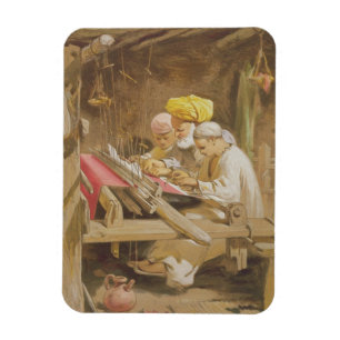 Magnet Flexible Châles de cachemire : Tissage, 1863 (chromolitho)