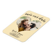 Magnet Flexible Chaleureux Coeur de garde Photo Mariage Enregistre (Côté Gauche)