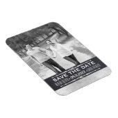 Magnet Flexible Chalkboard Enregistrer la date simple photo mariag (Côté Droit)