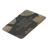 Magnet Flexible Chalkboard Feuille d'automne Enregistrer la date (Côté Gauche)