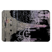 Magnet Flexible chalkboard scripts chandelier paris eiffel tower (Horizontal)