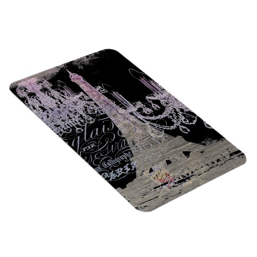 Magnet Flexible chalkboard scripts chandelier paris eiffel tower (Côté Droit)