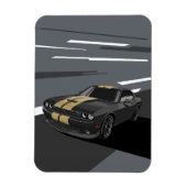 Magnet Flexible Challenger Black (Vertical)