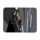 Magnet Flexible Challenger Noir (Horizontal)