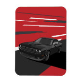 Magnet Flexible Challenger RT black (Vertical)