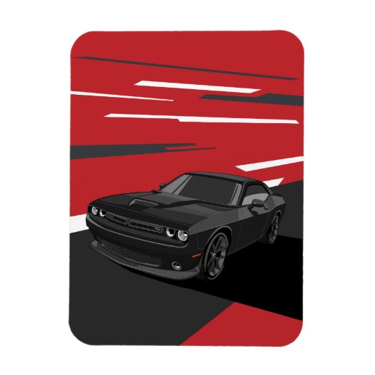 Magnet Flexible Challenger RT noir (Vertical)