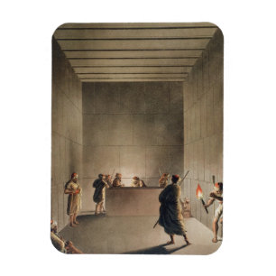 Magnet Flexible Chambre et sarcophage dans la grande pyramide du