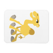 Magnet flexible chameau de dessin animé cool et mi (Horizontal)
