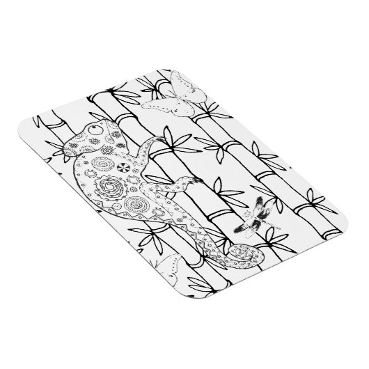 Magnet Flexible Chameleon Doodle (Côté Droit)